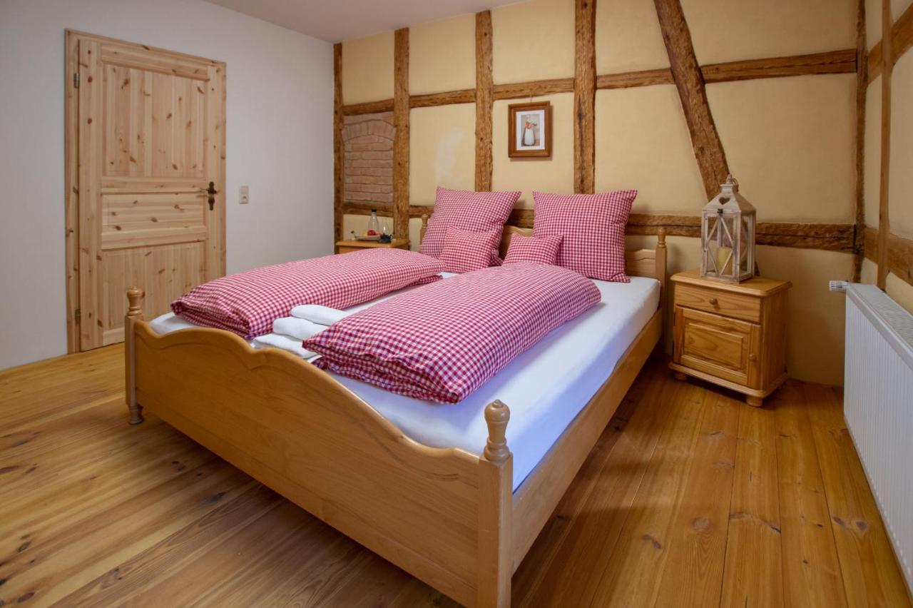 Bollberg Naturhof-Papiermuehle 2 Bett-Zimmer Rosenrot מראה חיצוני תמונה